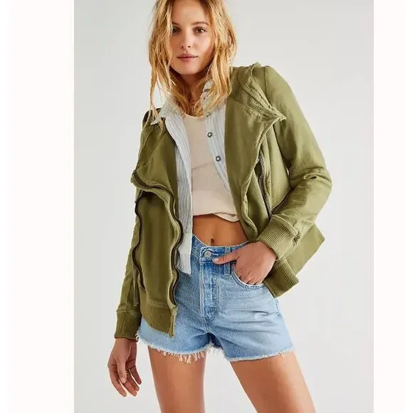 Free People Vintage Y2K Jacket Cropped Shacket Coat Cottage Granny Boho Small 4 - Picture 11 of 12